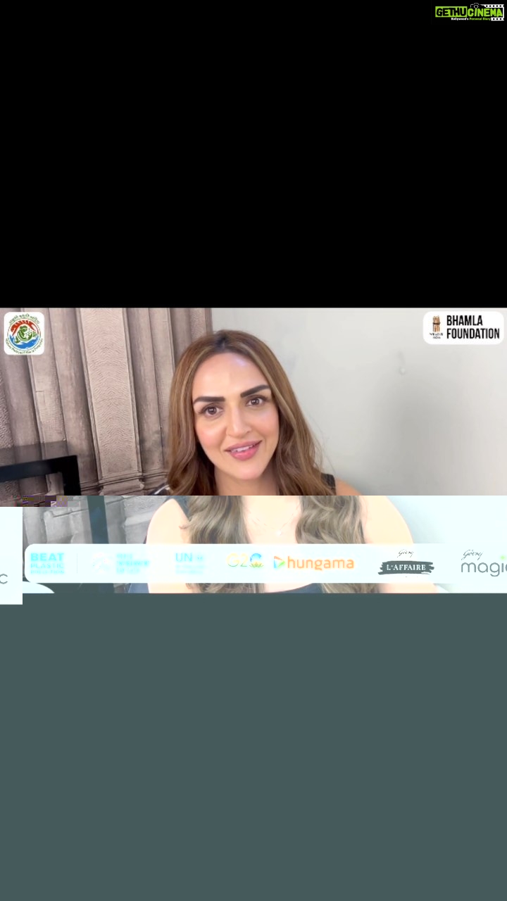 Esha Deol Instagram - This #WorldEnvironmentDay join us in the global effort to #BeatPlasticPollution & find #SolutionsToPlasticPollution with #TikTikPlastic @bhamlafoundation @jayshah220988 @unep @g20org @drshrikantshinde @godrej_group @kantamitabh @realbollywoodhungama #BhamlaFoundation @uninindia ♥️🧿