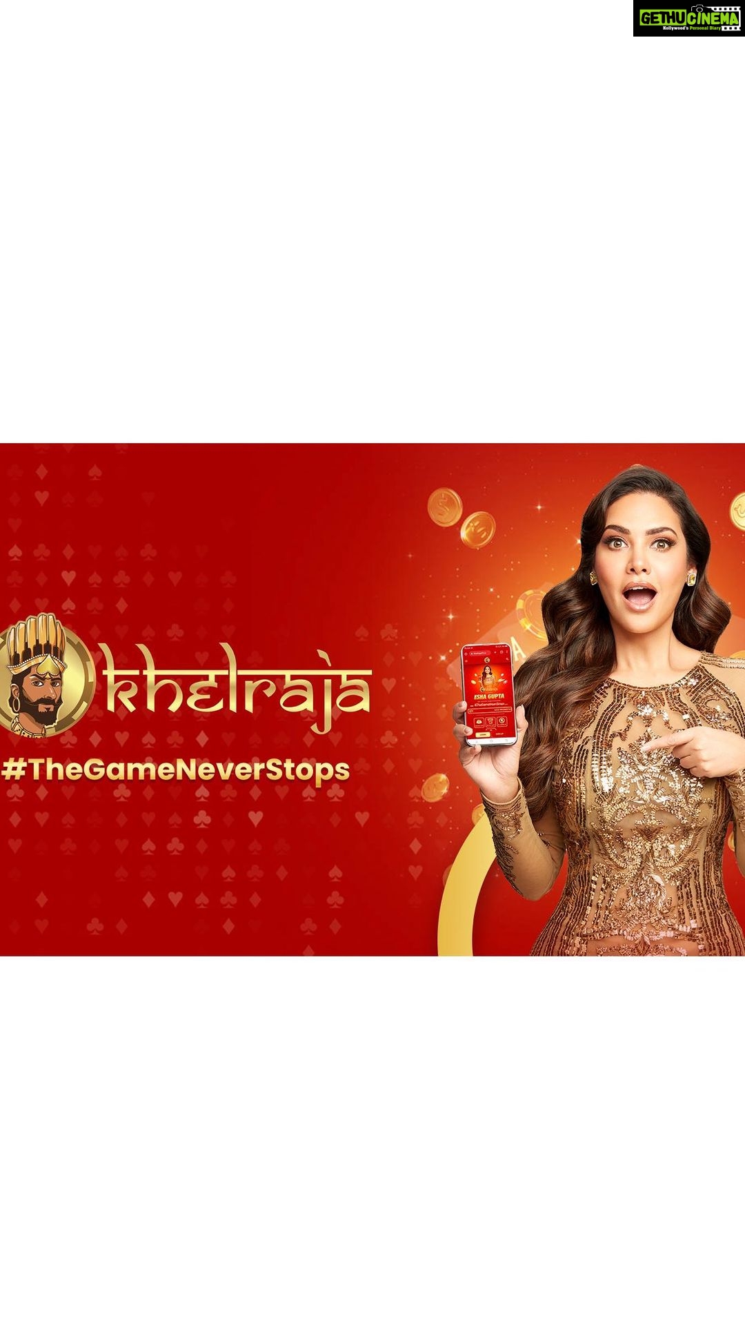 Esha Gupta Instagram - Life’s a game. Play it the right way. Play it the Khelraja way. #TheGameNeverStops