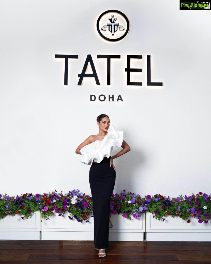 Esha Gupta Instagram - Our doors and hearts our open for Doha. @tatelrestaurants now bringing you amazing Spanish cuisine in Doha @auragroup.qa @estithmar.holding @almaha.island . . . . . . #qatar #doha #tatel #tateldoha @visitqatar