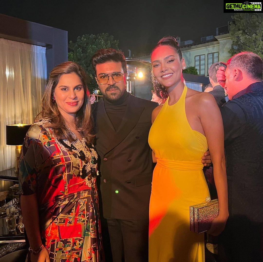 Esha Gupta Instagram - South Asian Excellence at the Oscars. Congratulations ππ½ @priyankachopra and @anjula_acharia for hosting this grand gathering. @shrutirya for being the most beautiful soul. @poornagraphy and @anoushkashankarofficial you have my heart. Biggest hug @jazzbeezy Congratulations to all the south Asian artists for being short listed and nominated. Paramount Studios