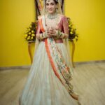 Esha Kansara Instagram - Permission to post solo pictures on our 6 month anniversary 😝 @musicwaala . Trust me this was the most difficult shoot of my life. Sorry and thank you to the lovely photographers at @karmaproduction_india for dealing with my constant shouting and crying while I was getting ready when they were supposed to take “aesthetic beauty shots of the bride” and all I kept yelling at them was “not now” 🤣🙈🙈🙈🙈 and yet I get to post these which was a surprise 😄 I almost thought I had no solo shots of me 🤦‍♀️🙏 JUST IMAGINE 💔 . Now for the credits 🌸 Styled by me 🙋🏻‍♀️ (took me almost 4 months and a gazillion references and self doubts) Lehenga choli @taruntahiliani Dupatta @paithanis.by.mrugakirloskar Head dupatta @jiviva_ Jewellery is all custom made by my father and a lot of fine artists 🤍 Hair @_hair.by.freya_ 😘 Make up @theglitterboxbyshreyapatel (plz don’t go overseas) 🌸 Draping by my last minute saviour as always @styleitwithniki assisted by @ishhaa_nagar ❤️❤️ . #indianwedding #gujaratibride #bigfatgujjuwedding #bridalfashion #taruntahilliani #eshakansara