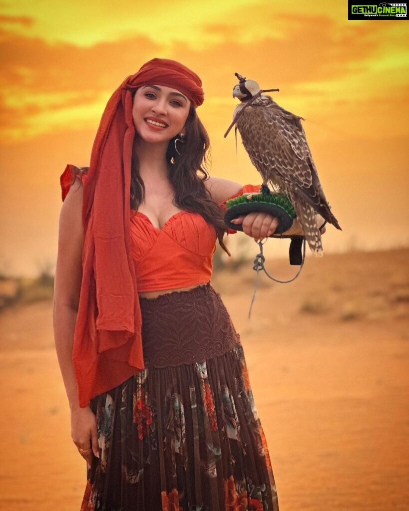 Eshanya Maheshwari Instagram - Experiencing So Many Things For The First Time 😍 And It Was All Worth It, From pleasant weather to Desert safari to knowing so many things about wildlife animals and plants and trees and meeting all the amazing hero’s of @platinumheritage 🫶🏻 Thanks for the wonderful Experience ❤️ #desartsafari #dubai #platinumheritage #esshanya #esshanyamaheshwari Platinum Heritage Dubai
