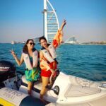 Eshanya Maheshwari Instagram - Never In My Life I’ve Ever Felt Such Thrill Running Down To Every Veins Of My Body. Thank You @hero_odysea 🚤🤩 For Such Crazy, Amazing And Out Of This World Experience. 🤪🤪🤪 PS- This Is SelfDrive Boat With Zero Records Of Anyone Falling Off The Boat, So guys Add This In Your To Do List For Your Next Visit In Dubai.. #selfdriveboat #heroodysea #dubai #travel #esshanya #esshanyamaheshwari HERO OdySea Boat Tours Dubai