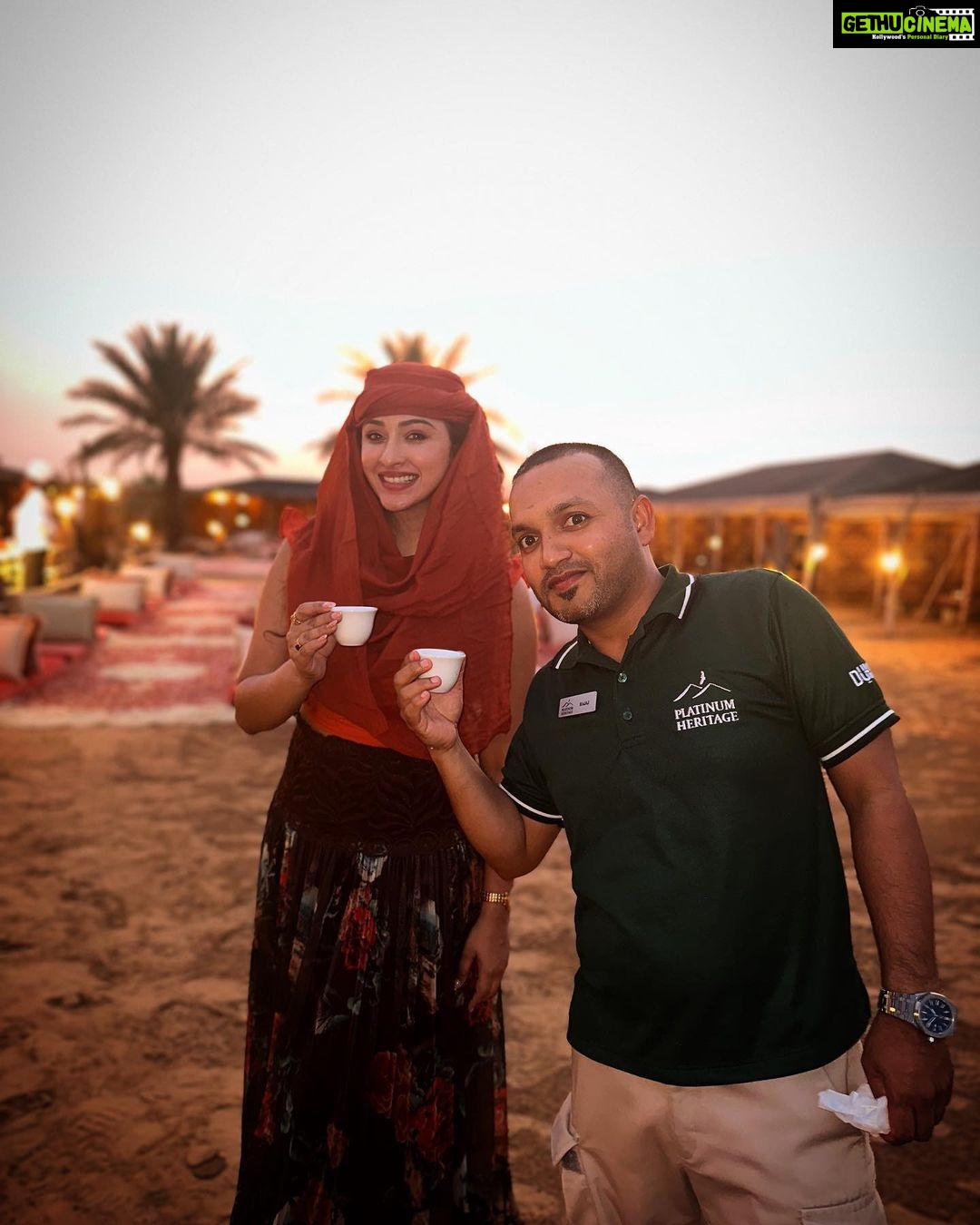 Eshanya Maheshwari Instagram - Experiencing So Many Things For The First Time 😍 And It Was All Worth It, From pleasant weather to Desert safari to knowing so many things about wildlife animals and plants and trees and meeting all the amazing hero’s of @platinumheritage 🫶🏻 Thanks for the wonderful Experience ❤️ #desartsafari #dubai #platinumheritage #esshanya #esshanyamaheshwari Platinum Heritage Dubai
