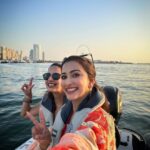 Eshanya Maheshwari Instagram - Never In My Life I’ve Ever Felt Such Thrill Running Down To Every Veins Of My Body. Thank You @hero_odysea 🚤🤩 For Such Crazy, Amazing And Out Of This World Experience. 🤪🤪🤪 PS- This Is SelfDrive Boat With Zero Records Of Anyone Falling Off The Boat, So guys Add This In Your To Do List For Your Next Visit In Dubai.. #selfdriveboat #heroodysea #dubai #travel #esshanya #esshanyamaheshwari HERO OdySea Boat Tours Dubai