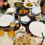 Eshanya Maheshwari Instagram - Birthday Afternoon Done ✅ With My Ladies At @varqpalmdubai @tajpalmdubai 🧡 With Mouthwatering Dishes and An Amazing Hospitality 🫶🏻 Outfit by @maheshwariswathi #birthday #lunchdate #dubai #tajpalmdubai #esshanya #esshanyamaheshwari Taj Exotica Resort & Spa, The Palm