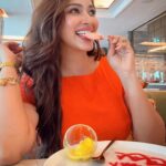 Eshanya Maheshwari Instagram - Birthday Afternoon Done ✅ With My Ladies At @varqpalmdubai @tajpalmdubai 🧡 With Mouthwatering Dishes and An Amazing Hospitality 🫶🏻 Outfit by @maheshwariswathi #birthday #lunchdate #dubai #tajpalmdubai #esshanya #esshanyamaheshwari Taj Exotica Resort & Spa, The Palm