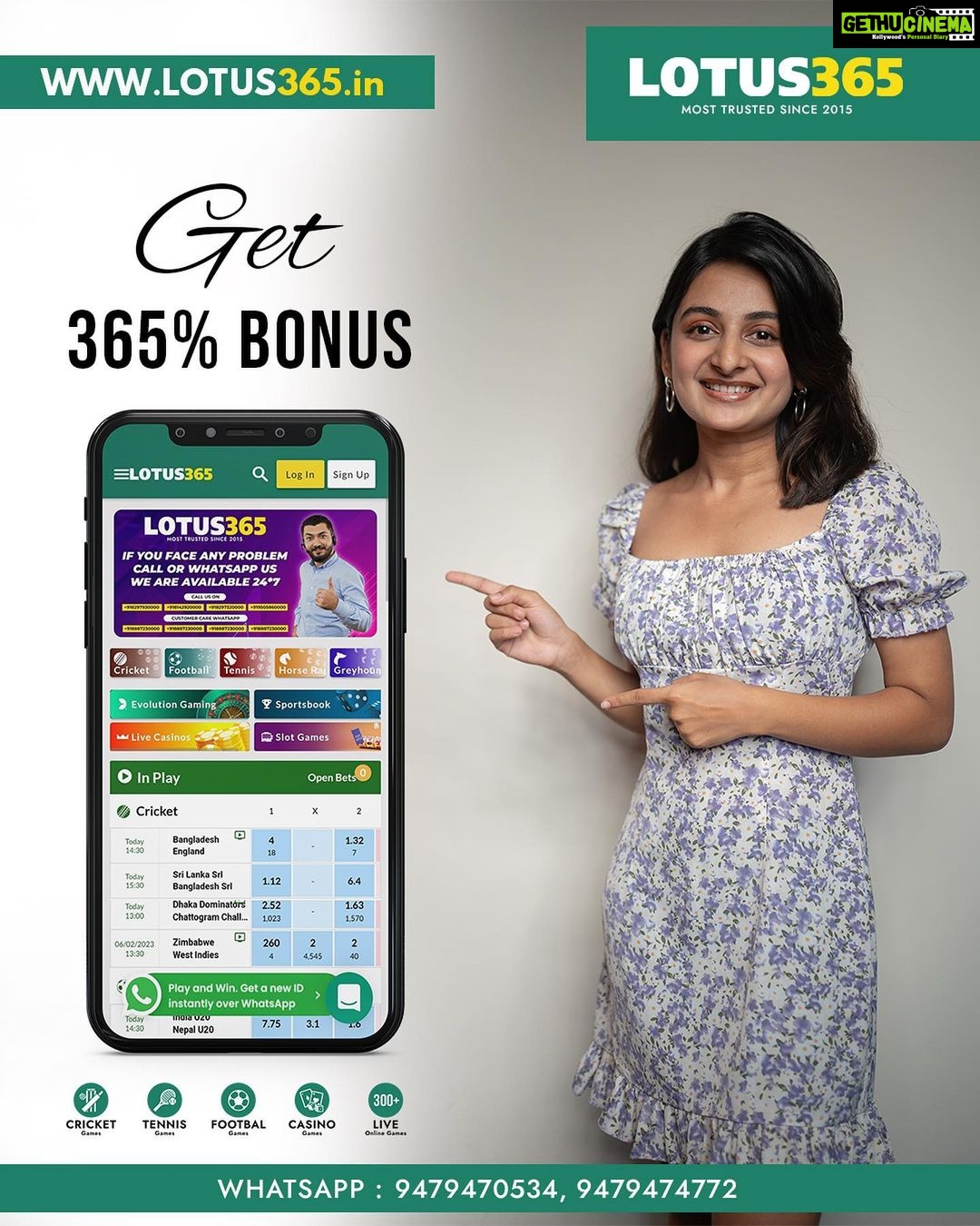 Esther Anil Instagram - This IPL Gear up with @Lotus365world 🏏, Now don't just watch cricket, Play it! 🤑Join us now by registering on www.lotus365.in 🏆Win and show the World what you’re made of! 🤑Earn Amazing cash prizes by supporting your favourite teams with amazing live prediction 😎 and cashout features only on Lotus365 🤑 #advertisement Open Your Account instantly, just msg Or Call On Numbers given below- Whatsapp - +9194777 77302 +9193434 29343 +9193432 41313 Call On - +91 8297930000 +91 8297320000 +91 81429 20000 +91 95058 60000 Disclaimer- These games are addictive and for Adults (18+) only. Play Responsibly.