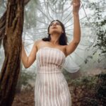 Esther Anil Instagram - 𝙼.𝚄.𝚂.𝙷.𝚁.𝙾.𝙾.𝙼 Concept and photo by @a_isography Costume Courtesy @jaankibridalcouture Make up and Hair by @ayra_the_transforming_studio ___________________________ I am not a model and every time I am in front of the camera I am awkward,shy and extremely conscious. Nevertheless, I do a good job at pretending like I know what I am doing. But I have always loved exploring new things even if it means stepping out of my comfort zone and this has helped me meet new people, get to know their style of work and of course creating something together. @a_isography is one such amazing talent I met and is also the main woman behind this. The concept was inspired by an element in nature, and I had the pleasure of embodying the mysterious and enchanting mushroom. It was a great experience and the stunning costume (@jaankibridalcouture ) and makeup (@ayra_the_transforming_studio) made it all come to life. So here’s presenting to you the MUSHROOM. ✨