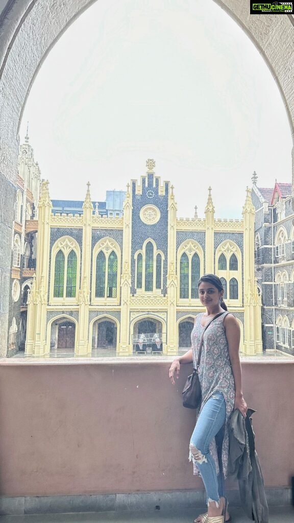 Esther Anil Instagram - All smiles as I visited college a few days back. Met my friends, took my favourite local train, got drenched in the rain, felt cute and everything made me very nostalgic. 🌻❤️