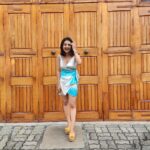 Esther Anil Instagram - Different walls. Same person 🌻 Pondicherry