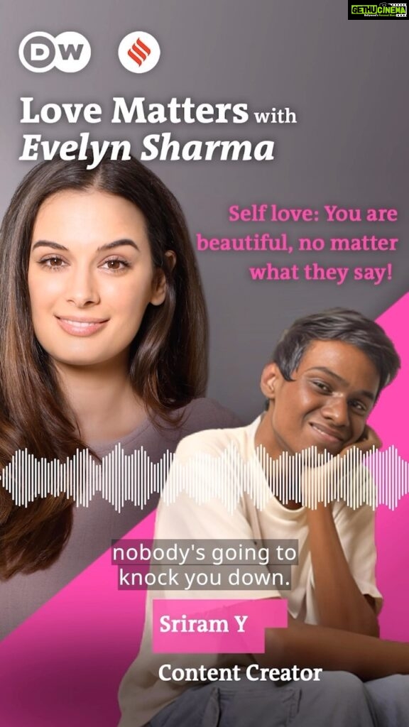 Evelyn Sharma Instagram - Do you love yourself? 💖 I think that’s a question that we all struggle with. In this new episode of Love Matters, I spoke with fashion creator Sriram Y about self-love and self-acceptance. His message resonates with tens of thousands of followers. 💯 Listen to the insightful episode through the link in my bio! ⬆🙋🏻‍♀ #SriramY #EvelynSharma #IndianExpress #IndianExpressLifestyle #DW #DwHindi #DwCulture #LoveMatters #LovePodcast #LoveMattersPodcast #Podcast #India #Love #IndianLove #ModernLove #IndianLife #Relationships #Bollywood #selflove #selflovejourney #selflovequotes #selfloveclub #selflovefirst