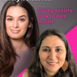 Evelyn Sharma Instagram - Is dating fun or terrifying? 😄 what do you think? Tell me in the comments below. 💯 and check out this new episode of #LoveMatters 💖 LINK IN BIO • • • In this new episode of Love Matters, I spoke with psychotherapist and author Sonali Gupta about dating anxiety. What’s healthy anxiety and what isn’t? Can we trust all the mental health and dating advice that’s out there? Check out the insightful episode via the link in my bio! 💖 #SonaliGupta #EvelynSharma #IndianExpress #IndianExpressLifestyle #DW #DwHindi #DwCulture #LoveMatters #LovePodcast #LoveMattersPodcast #Podcast #India #Love #IndianLove #ModernLove #IndianLife #Relationships #Bollywood #datinganxiety #anxiety #datingtips #datingproblems #datingsucks #datingexpert #mentalhealth #mentalhealthawareness #mentalhealthmatters