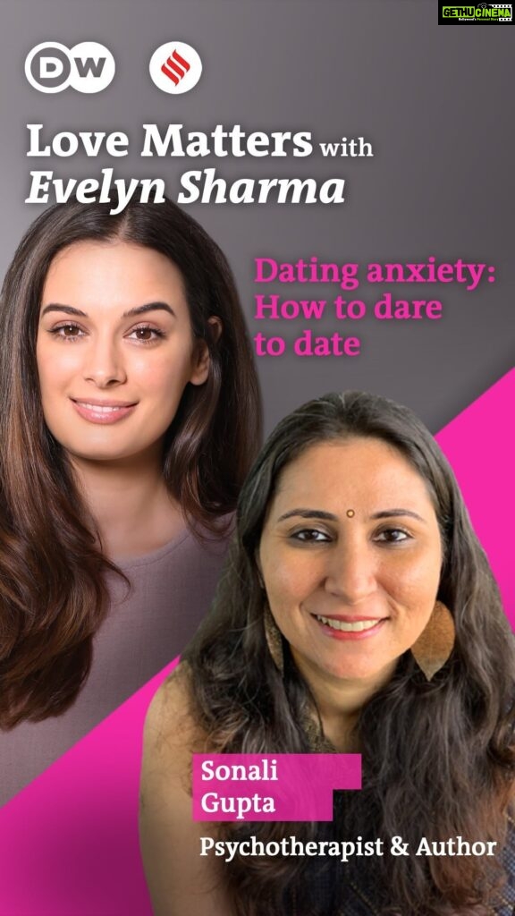 Evelyn Sharma Instagram - Is dating fun or terrifying? 😄 what do you think? Tell me in the comments below. 💯 and check out this new episode of #LoveMatters 💖 LINK IN BIO • • • In this new episode of Love Matters, I spoke with psychotherapist and author Sonali Gupta about dating anxiety. What’s healthy anxiety and what isn’t? Can we trust all the mental health and dating advice that’s out there? Check out the insightful episode via the link in my bio! 💖 #SonaliGupta #EvelynSharma #IndianExpress #IndianExpressLifestyle #DW #DwHindi #DwCulture #LoveMatters #LovePodcast #LoveMattersPodcast #Podcast #India #Love #IndianLove #ModernLove #IndianLife #Relationships #Bollywood #datinganxiety #anxiety #datingtips #datingproblems #datingsucks #datingexpert #mentalhealth #mentalhealthawareness #mentalhealthmatters