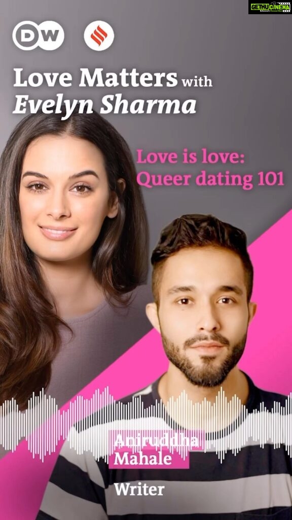 Evelyn Sharma Instagram - If you’re queer in India, dating can come with a whole set of unique challenges. I spoke with Aniruddha Mahale, author of “GET OUT: The Gay Man’s Guide to Coming Out and Going Out,” about the myths and truths of queer dating in India. Check out the new episode of Love Matters through the link in the bio! #AniruddhaMahale #EvelynSharma #IndianExpress #IndianExpressLifestyle #DW #DwHindi #DwCulture #LoveMatters #LovePodcast #LoveMattersPodcast #Podcast #India #Love #IndianLove #ModernLove #IndianLife #Relationships #Bollywood #queer #queerpride #queerlove #queerlife