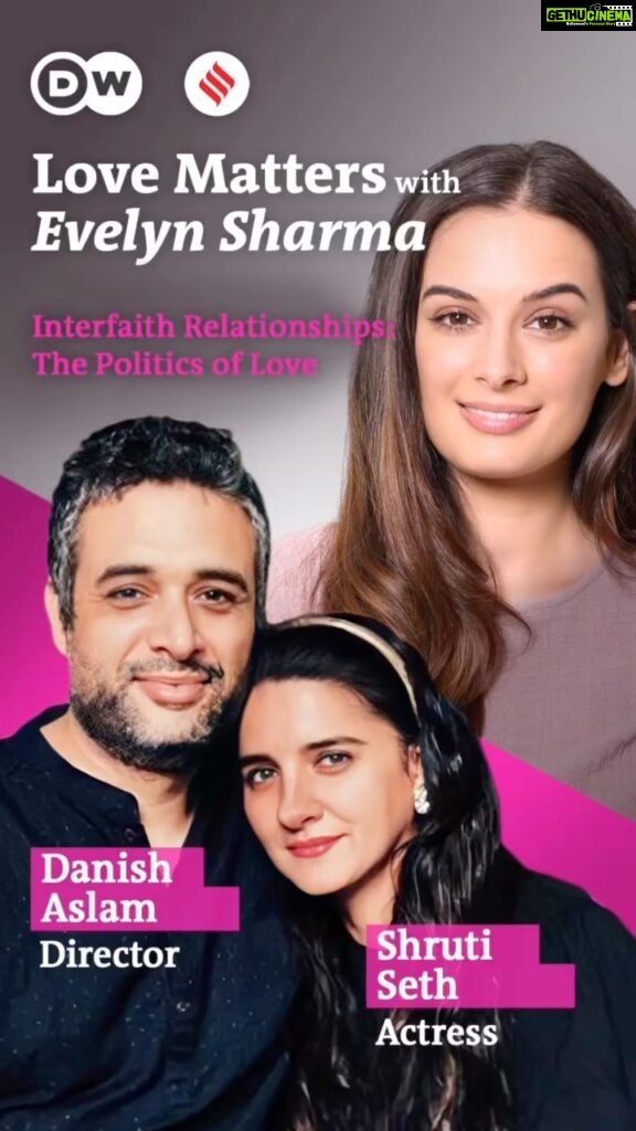Evelyn Sharma Instagram - Love Matters is taking a break for the holidays this week! So we are re-airing one of my favorite episodes from season 1 about interfaith relationships. I spoke with Danish Aslam and Shruti Seth about issues that are still very relevant today. It’s a powerful one. Link is in the bio! #ShrutiSeth #DanishAslam #EvelynSharma #IndianExpress #IndianExpressLifestyle #DW #DwHindi #DwCulture #LoveMatters #LovePodcast #LoveMattersPodcast #Podcast #India #Love #IndianLove #ModernLove #IndianLife #Relationships #Bollywood #Interfaith #InterfaithMarriage #Interfaithdialogue #Interfaithharmony #Interfaithfamily