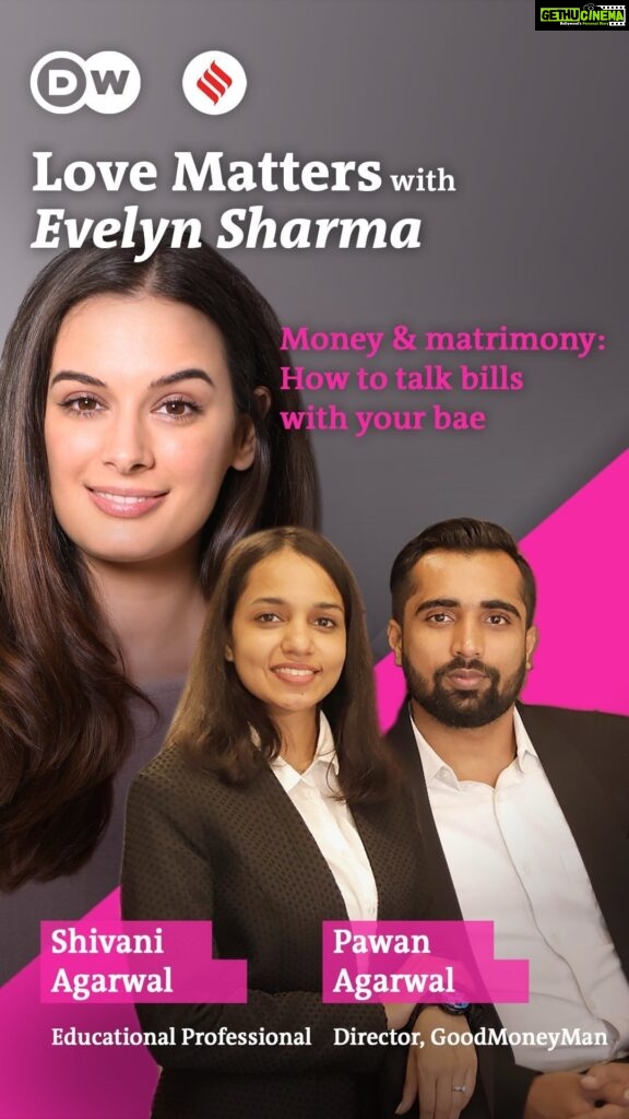 Evelyn Sharma Instagram - Today we are combining love and money! ❤️💰 It’s a sensitive topic and can cause conflict in relationships because, well, no one really teaches you how to have these tricky conversations. But I spoke with Shivani and Pawan Agarwal all about it. 🤓📝 Listen to their love and money tips via the link in my bio! ⬆️ #ShivaniAgarwal #PawanAgarwal #EvelynSharma #IndianExpress #IndianExpressLifestyle #DW #DwHindi #DwCulture #LoveMatters #LovePodcast #LoveMattersPodcast #Podcast #India #Love #IndianLove #ModernLove #IndianLife #Relationships #Bollywood #moneyrelationship #moneyinmarriage #marriageworks #marriagetips