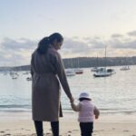 Evelyn Sharma Instagram - Monkey by the sea 🐒🌊⛵️ #love #motherhood #motherdaughter #bestlife #momlife #evelynsharma #sydney #sydneywinter Sydney, Australia