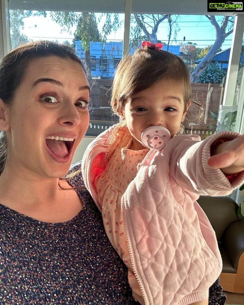 Evelyn Sharma Instagram - When it’s just us vs when we remember there’s one more on the way! 😱 #momlife #bigsister #truelove #forever #mommy #myeverything