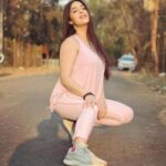 Garima Jain Instagram - Do you want a reel in this ? ☀️ #nudepink collection by @liveaastey . . . . . #garimajain #liveaastey #aasteytribe #livesustainably #sportswear #gymwear #sportsbra #cordsetsforwomen #ecofashion #gymmotivation #workoutgear #workout #ﬁtness #fitnessmotivation #fitnessgirl #greenfashion #nudedress #pinkaesthetic Lokhandwala Backroad