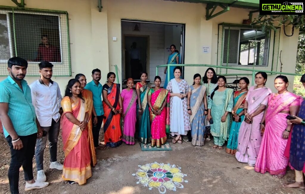 Girija Oak Instagram - We are happy to announce that Raintree Foundation established a first-of-its-kind Rural Mental Health Counselling Center in Velhe Taluka called 'Manosarathi'. Actress Girija Oak Godbole inaugurated the centre. In addition to offering mental health counselling for community, a toll-free helpline number will also be made available for emergency support to the community. Abha Dandekar, Founder, Raintree Foundation said, "Our intent in setting up ‘Manosarthi’ is making available a safe and accessible space for the community to share their challenges and seek support for their emotional and psychological well-being." Talking about the importance of awareness and accessibility of mental health services, Actress Girija Oak Godbole said, “We all need access to safe, inclusive spaces to share and express what we as individuals are going through. It's not always possible to share these with our close ones, our partners, our families. Manosaarthi is Raintree Foundation's initiative to address this gap. It is a safe space, unbiased, devoid of judgement centre where anyone from the community can come looking for grinded pathways to help all have equal access to mental health services.” #RaintreeFoundation #SustainableLandscapeManagment #GirijaOak #GirijaOakGodbole #CommunityMentalHealth