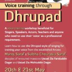 Girija Oak Instagram – #DforDrama presents Voice training through #Dhrupad with @manojmsaraf & @sarafsulbha 

Learn how to use the Dhrupad style of singing for training your voice from the established Artists Manoj Saraf and 
Sulbha Chourasia Saraf, disciples of 
renowned maestros Ustad Zia Fariduddin Dagar and Ustad Zia Mohiuddin Dagar.

On Sat & Sun 20th & 21st May at @turtlestudio71 Aram Nagar II
To register or know more Contact: 9967984021

#VoiceWorkshop #Dhrupad #DhrupadWorkshop #IndianClassical #IndianClassicalMusic #VoiceTraining