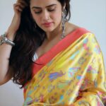 Girija Oak Instagram - Before Sunrise. #QuirkRani #SareeLove @thequirkbox x @girijaoakgodbole