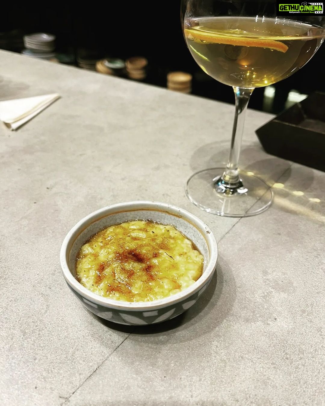 Girija Oak Instagram - @suhrudgodbole and I had the most amazing dining experience at @masquerestaurant thanks to @skoranne 's refreshing take on Maharashtrian food. Everything put on our plates was equal amounts exciting and familiar. Some mirgund, kurdai, dashmya, kharvas and kulith soup for my soul š P.S. she does a bunch of pop ups. Please follow her and find one that you can attend. Thank me later.