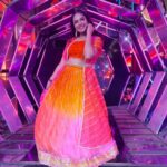 Hari Teja Instagram - Don’t miss to watch Ladies & Gentlemen today at 12pm.. only on zee Telugu❤️ entertainment guarantee 😝😝 Wearing @aninaboutique1 …. ❤️