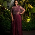Hari Teja Instagram - Did you say I look divine? Sorry, I heard wine 🍷 Styled by @impriyankasahajananda Outfit: @deepthiganeshlabel Jewellery: @kushalsfashionjewellery ❤️ Shot by : @ekorphotography
