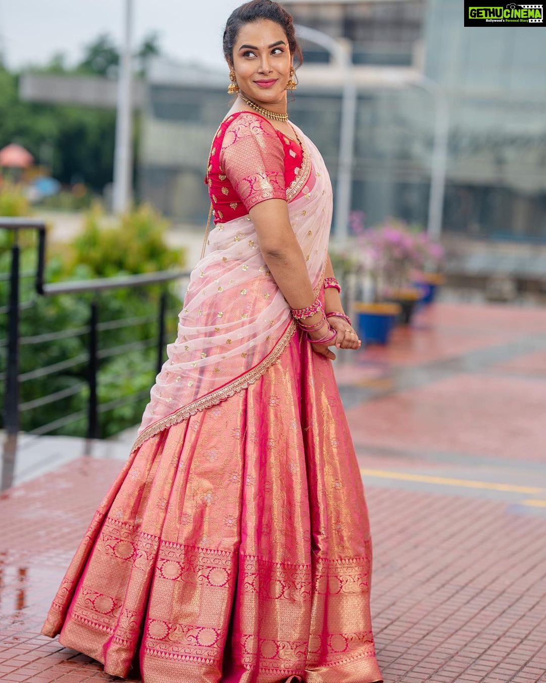 Hari Teja Instagram - 💖 wearing 💖 @aninaboutique1 💖PC💖 @whoisindrasena