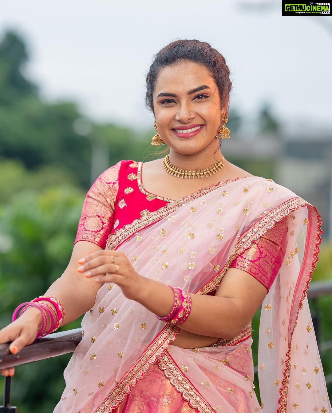 Hari Teja Instagram - 💖 wearing 💖 @aninaboutique1 💖PC💖 @whoisindrasena