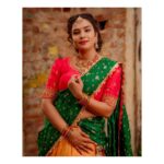 Hari Teja Instagram - Andariki Vinayaka chaviti Subhakanshalu🙏 wearing: @labelvishwa Jewellery: @bcos_its_silver Styled by : @hemamanohar1 PC: @ekorphotography ❤️ #festivevibes #langavoni #shootlife #traditional #love #peace #happiness ❤️
