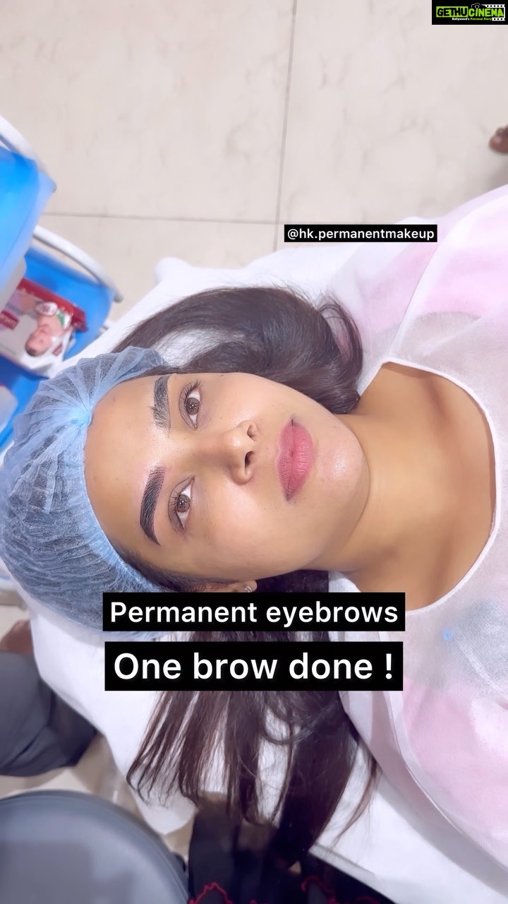 Hari Teja Instagram - “Thankyou @hk.permanentmakeup ..I love my brows” says @actress_hariteja .. Thankyou ma’am for choosing hk For more details kindly call 9052339052