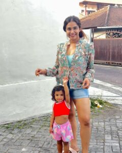 Hari Teja Instagram - Bali♥️ day #1 ♥️ #bhoomitallli #vacation #love #peaceful #happiness ♥️
