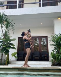 Hari Teja Instagram - Bali♥️ day #1 ♥️ #bhoomitallli #vacation #love #peaceful #happiness ♥️