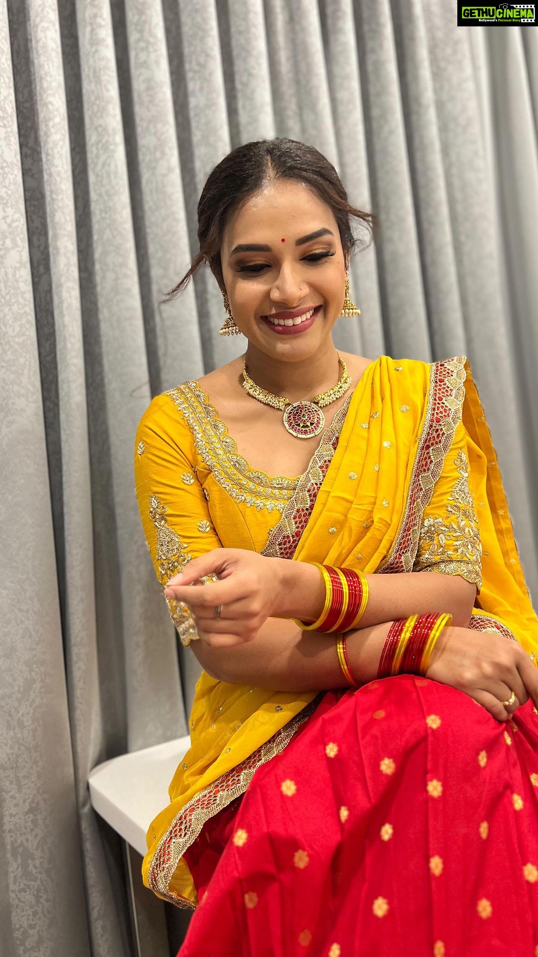 Hari Teja Instagram - Styled by @impriyankasahajananda Outfit: @varahi_artstudio jewellery: @kushalsfashionjewellery ❤️ #styledbypriyankasahajananda 🥰