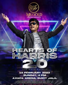 Harris Jayaraj Instagram - Here you go, further updates as promised, experience Harris Jayaraj 4 hours non-stop🔥

Hearts of Harris 2.0 | Live in Kuala Lumpur
19 February 2023 | 4pm
Axiata Arena, Bukit Jalil

𝐓𝐢𝐜𝐤𝐞𝐭𝐬 𝐬𝐚𝐥𝐞 𝐬𝐭𝐚𝐫𝐭𝐬 𝐟𝐫𝐨𝐦 𝐅𝐫𝐢𝐝𝐚𝐲, 𝟑/𝟐/𝟐𝟎𝟐𝟑 𝐟𝐫𝐨𝐦 𝟐𝐩𝐦 @ 𝐭𝐢𝐜𝐤𝐞𝐭𝟐𝐮.𝐜𝐨𝐦.𝐦𝐲

Brought to you by @msgold.my⚜️

@jharrisjayaraj
@datoabdulmalik

#HeartsofHarris
#HarrisJbyMSC
#malikstreams
#HarrisJayaraj
#liveinconcert
#kualalumpur
