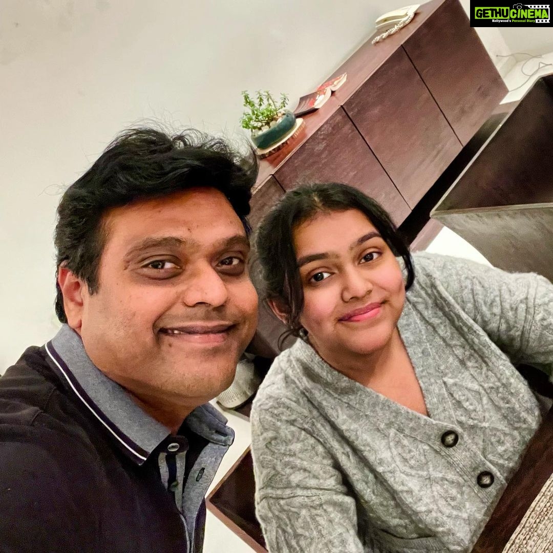 Harris Jayaraj Instagram - Sunday afternoon with my girl.