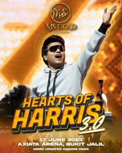 Harris Jayaraj Instagram - We hear your feedbacks.
We read your comments.
Get ready to grab your chance for the most wanted concert of all time! 

Expect the unexpected! We really mean it 🙌🏼

We are pleased to announce Hearts of Harris 3.0. Updates on the ticket sales will be posted soon. Stay tuned 💥

Hearts of Harris 3.0 | Live in Kuala Lumpur
17 June 2023
Axiata Arena, Bukit Jalil

Brought to you by @msgold.my⚜️

@jharrisjayaraj
@datoabdulmalik

#HeartsofHarris
#HarrisJbyMSC
#malikstreams
#HarrisJayaraj
#liveinconcert
#kualalumpur