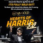 Harris Jayaraj Instagram - Thank you all for your support. We apologise for any inconvenience caused. Further updates COMING SOON for HEARTS OF HARRIS 3.0💥 We are aware of all your comments, messages and DM’s across all social media platforms. We will do our best to provide the best experience to all fans out there!