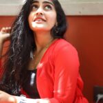 Hasini Anvi Instagram - When in doubt, wear red. ❤️ Outfit @naari_creation Location @lasthousecoffee #hasinianvi LastHouse Coffee