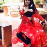 Hasini Anvi Instagram - Pretty times ❤️ Outfit : @naari_creation Location: @lasthousecoffee #hasinianvi LastHouse Coffee
