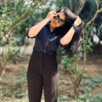 Hasini Anvi Instagram - Crazy hair, don't care.😌❤️ #hasinianvi ICFAI IFHE Deemed University Campus