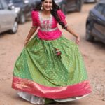 Himaja Instagram - 💕 Outfit by @nakshthrafemaleworld1 Photography by @venkat_photography_hyd #primereels #trending #trendingmusic #seetharamam