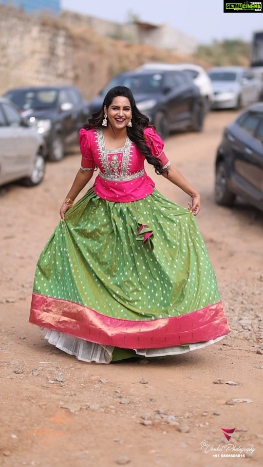 Himaja Instagram - 💕 Outfit by @nakshthrafemaleworld1 Photography by @venkat_photography_hyd #primereels #trending #trendingmusic #seetharamam