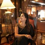 Himaja Instagram - "If you find serenity and happiness, some may be jealous. Be happy anyway." #behappy #happylife #saree #sareelovers PC @abhiram_inturi Saree by @elegant_threads_by_salma ❤️ Khyber Himalayan resort and spa, Gulmarg
