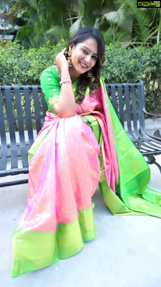 Himaja Instagram - This Beautiful Saree by @bridalmanufacturers ❤ #sareelove #saree #trendingmusic
