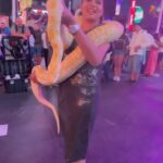 Himaja Instagram – Meet Mr.Dimond 🐍  #snake #timesquare #newyork Time-Square-NewYork