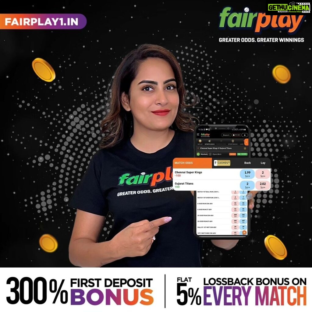 Himaja Instagram - Use Affiliate Code HIMAJA300 to get a 300% first and 50% second deposit bonus. It's the Finalllll, and Mahi's men are up against Hardik's heroes, eyeing that coveted trophy 😍. Start with as low as 100 rupees on Fantasy Pro and get the chance to win 100x profit 💵 💵 . Also, withdraw your earnings 24x7 🤑🤑. Visit the link to place your bets now! Register today, win everyday 🏆 #IPL2023withFairPlay #IPL2023 #IPL #IPLfinal #CSKvsGT #Cricket #T20 #T20cricket #FairPlay #Cricketbetting #Betting #Cricketlovers #Betandwin #IPL2023Live #IPL2023Season #IPL2023Matches #CricketBettingTips #CricketBetWinRepeat #BetOnCricket #Bettingtips #cricketlivebetting #cricketbettingonline #onlinecricketbetting
